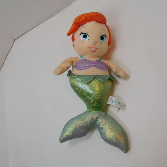 Disney Parks Little Mermaid Ariel Disney Babies 13" Plush Stuffed Doll - Picture 5 of 7